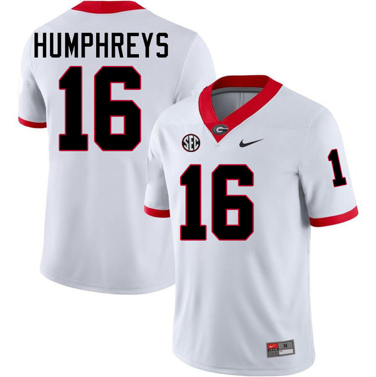 London Humphreys Georgia Jersey,University Of Georgia Bulldogs Football Jersey,Uniforms,Gears-White